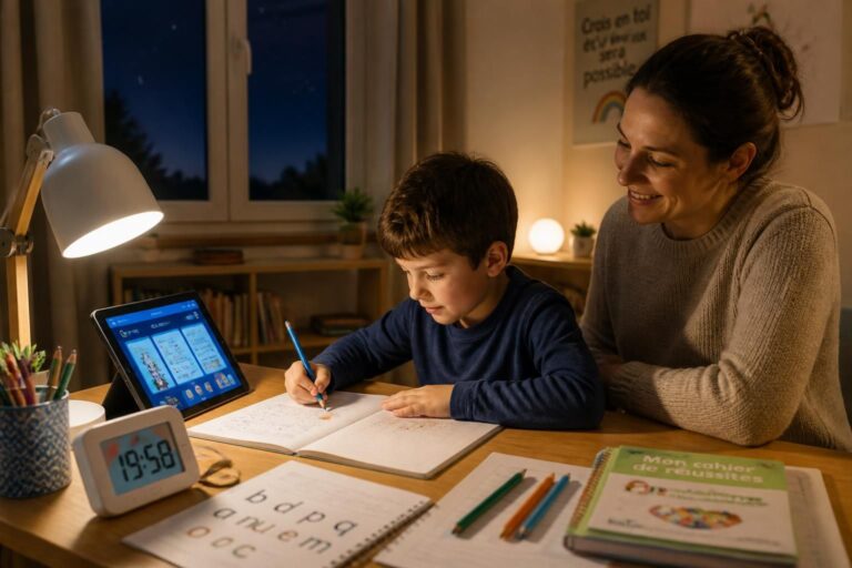 découvrez une routine du soir adaptée aux enfants dys pour des devoirs sans crise, favorisant leur progrès et sérénité au quotidien.