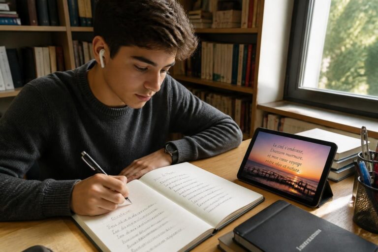 découvrez une méthode efficace pour apprendre une poésie ou une leçon grâce à la technique combinant audio et images, bien plus efficace que le par cœur traditionnel.