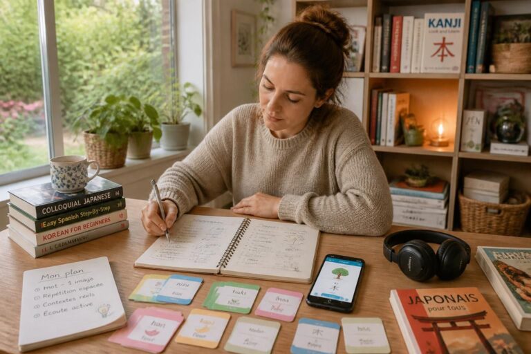 découvrez des méthodes efficaces pour mémoriser du vocabulaire en langues étrangères, même lorsque votre mémoire verbale est sollicitée ou fatiguée.